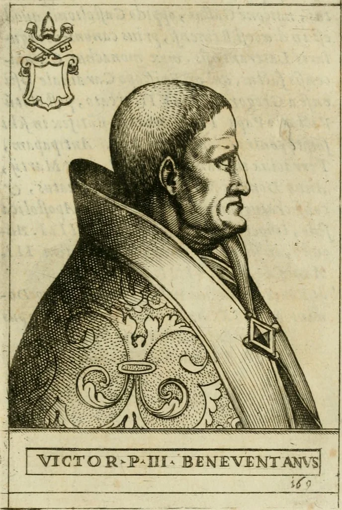An illustration from Pontificvm Romanorvm effigies, 1580, leaf 348