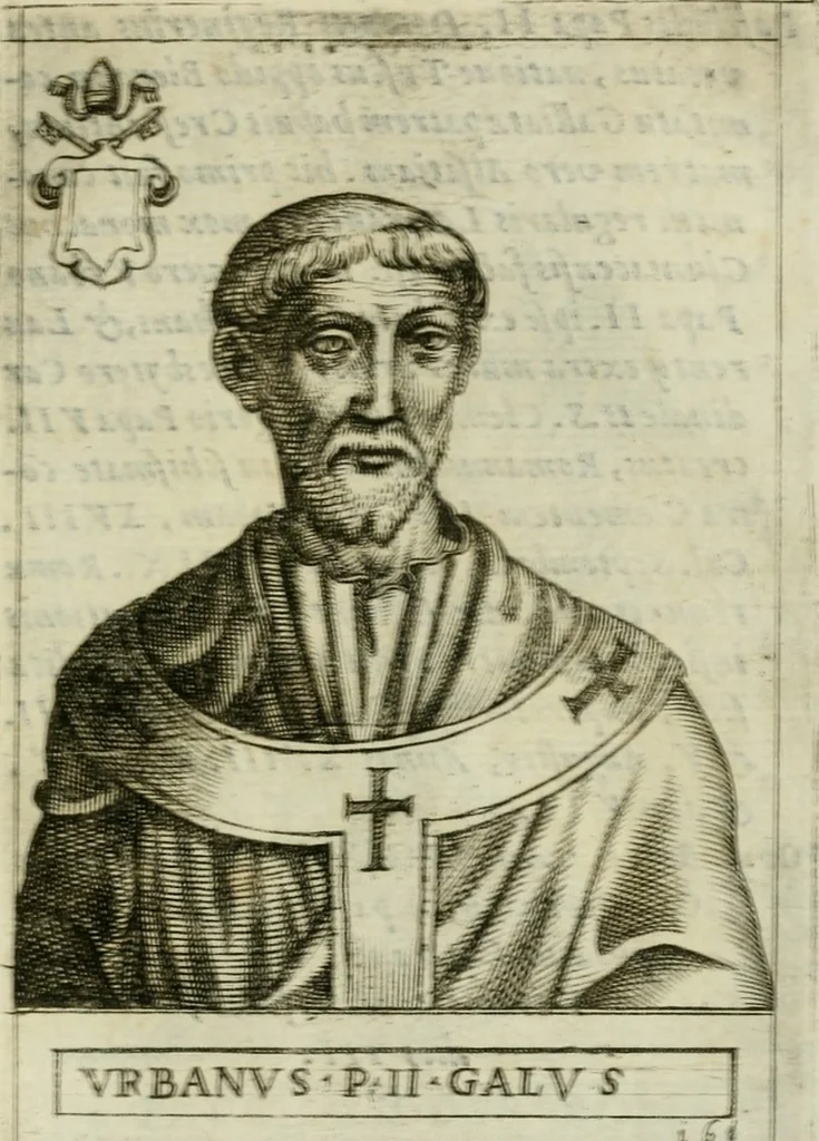 An illustration from Pontificvm Romanorvm effigies, 1580, leaf 350