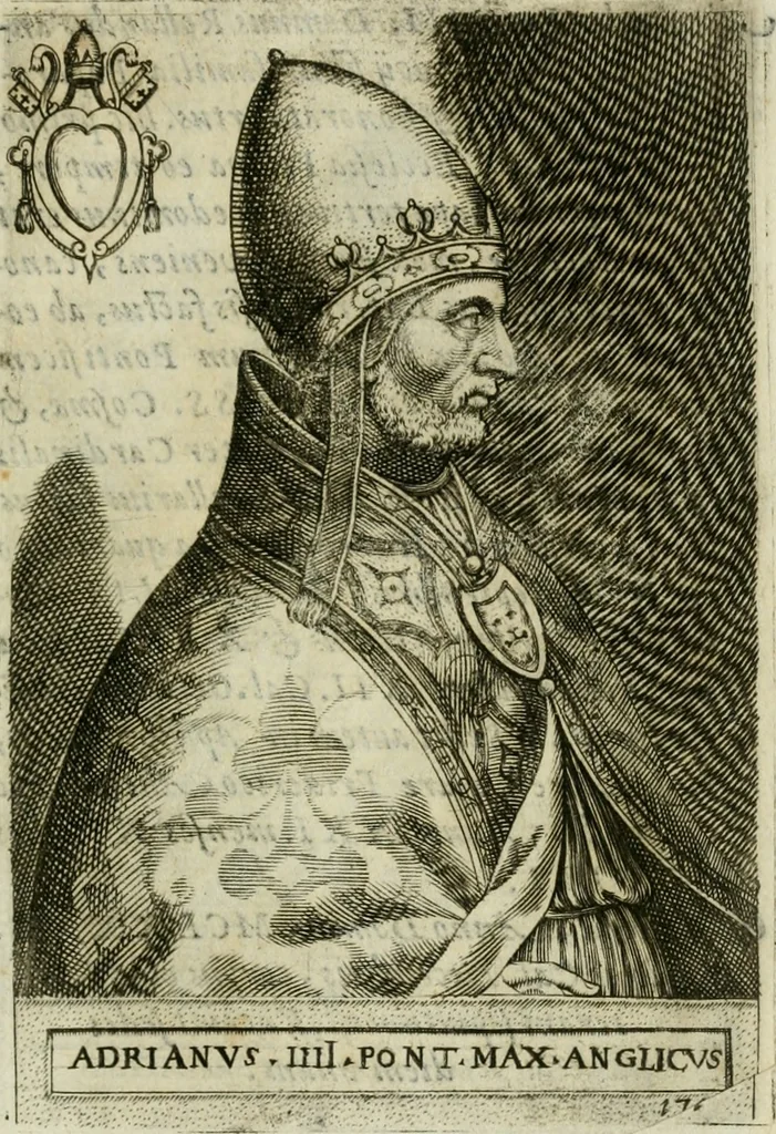 An illustration from Pontificvm Romanorvm effigies, 1580, leaf 370