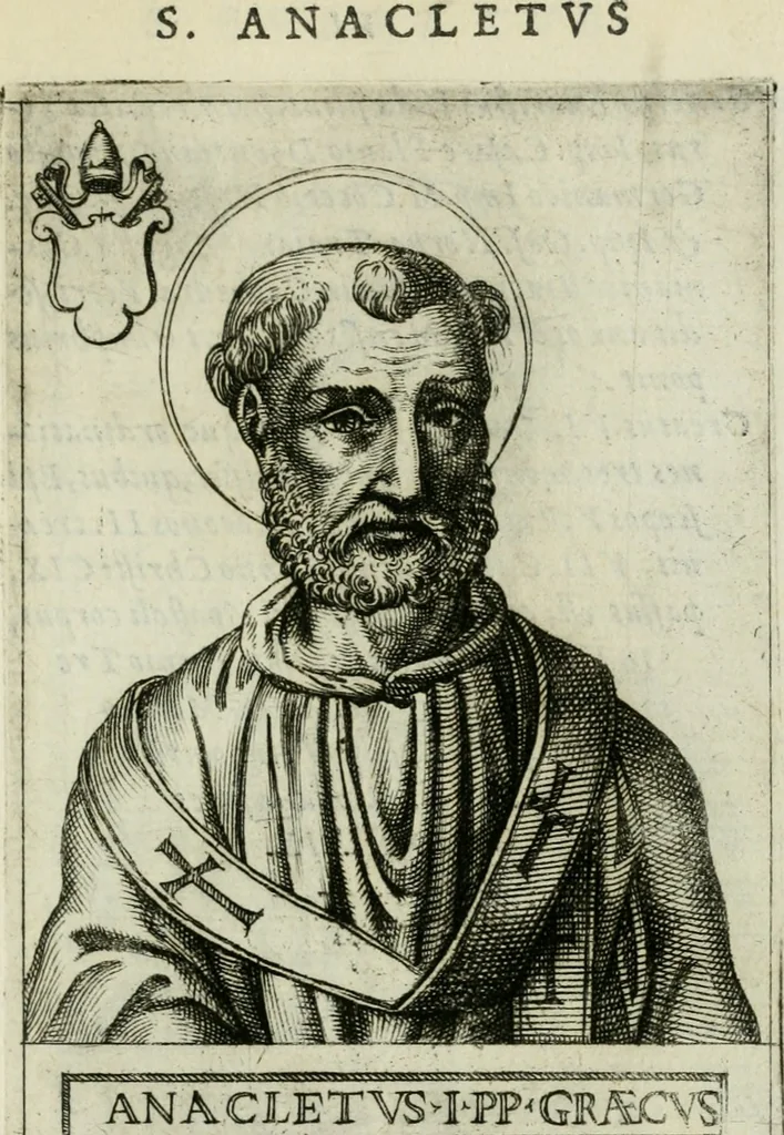 An illustration from Pontificvm Romanorvm effigies, 1580, leaf 38