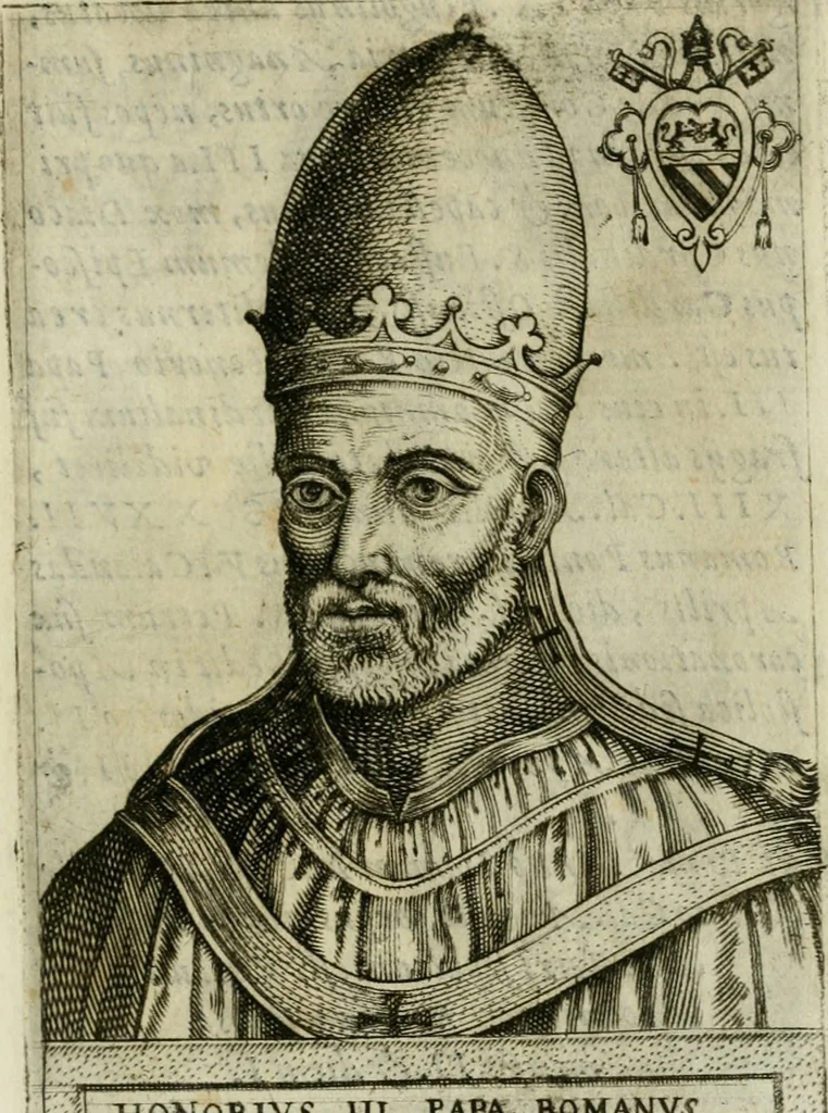 An illustration from Pontificvm Romanorvm effigies, 1580, leaf 386