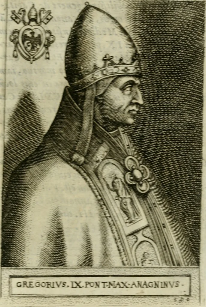 An illustration from Pontificvm Romanorvm effigies, 1580, leaf 388