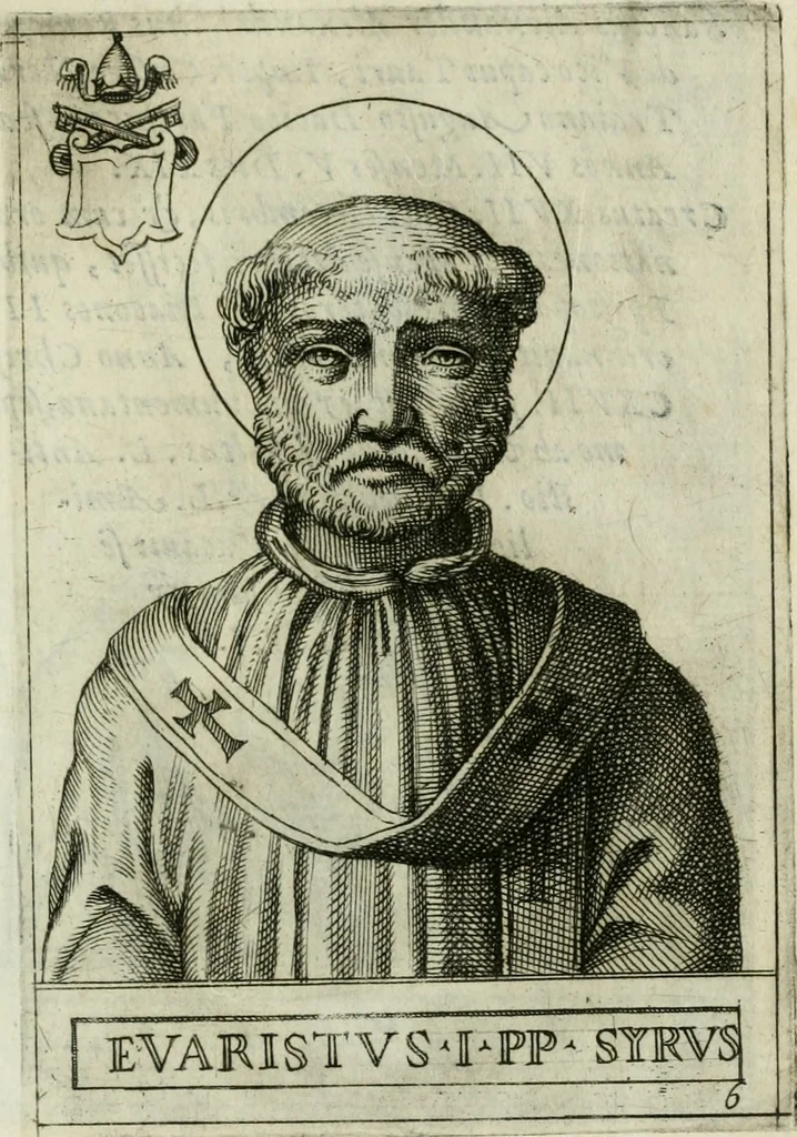 An illustration from Pontificvm Romanorvm effigies, 1580, leaf 40
