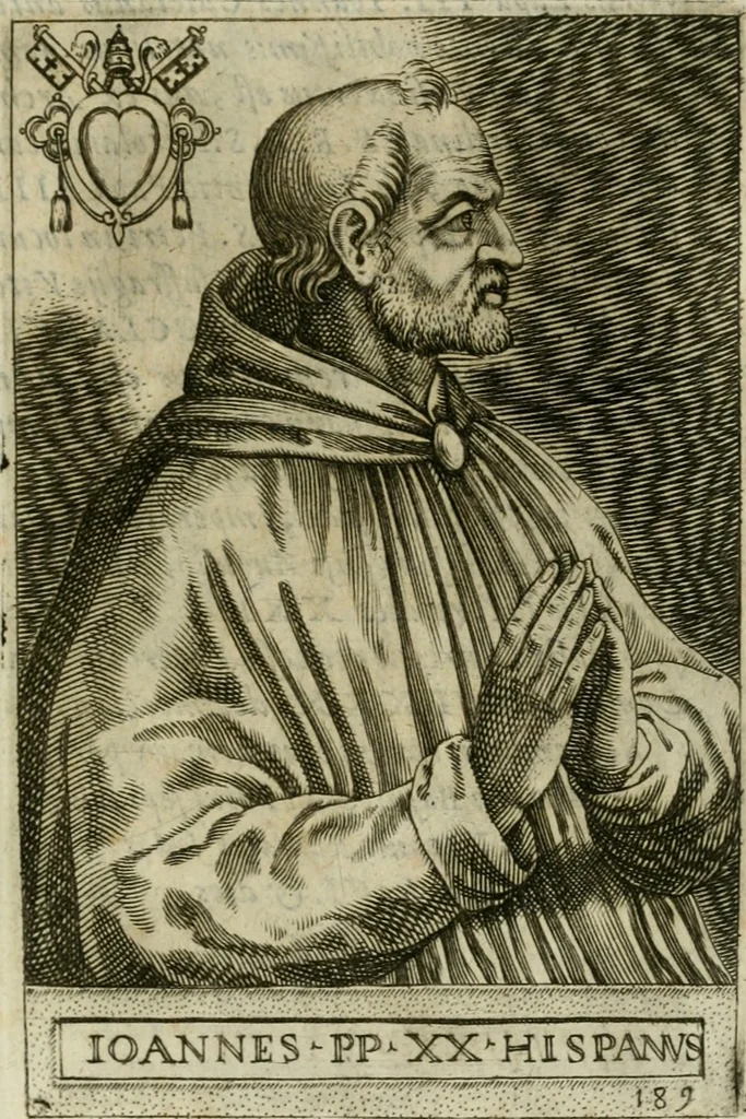 An illustration from Pontificvm Romanorvm effigies, 1580, leaf 406