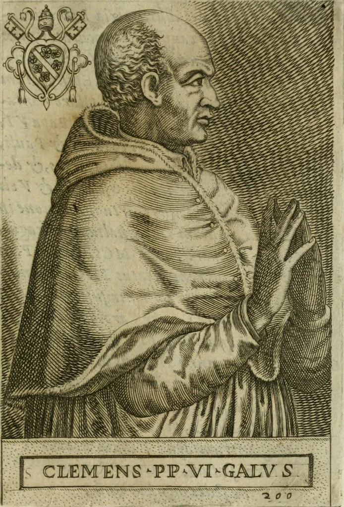 An illustration from Pontificvm Romanorvm effigies, 1580, leaf 428