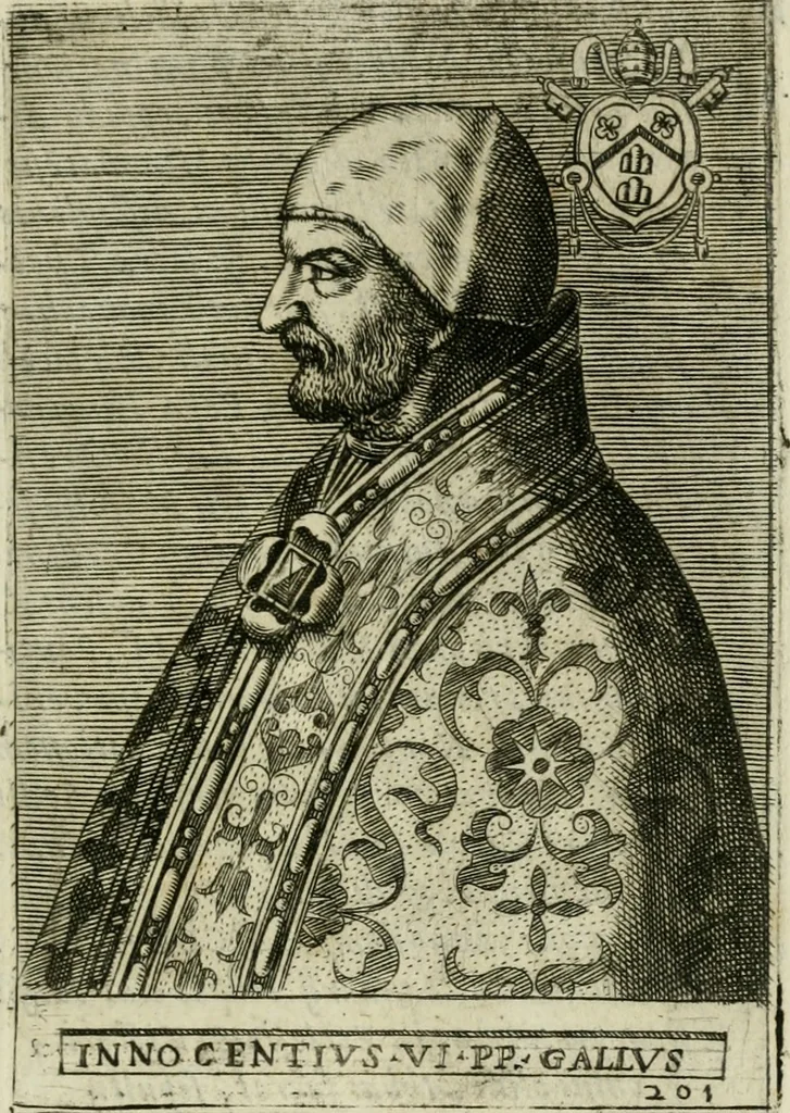 An illustration from Pontificvm Romanorvm effigies, 1580, leaf 430