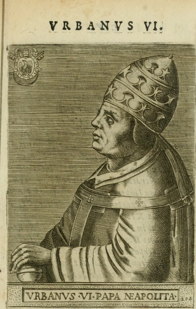 An illustration from Pontificvm Romanorvm effigies, 1580, leaf 436