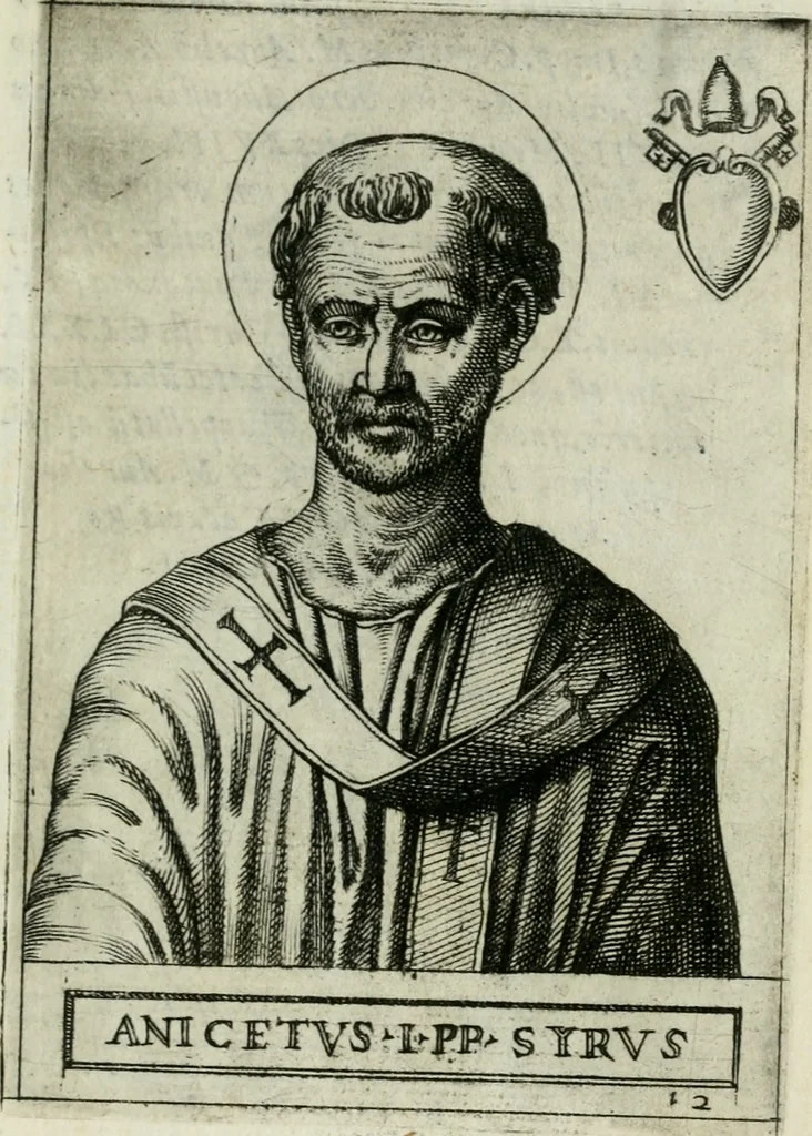An illustration from Pontificvm Romanorvm effigies, 1580, leaf 52