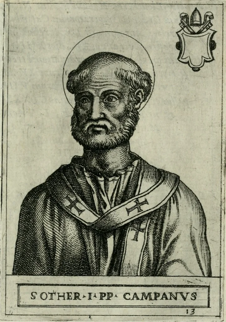 An illustration from Pontificvm Romanorvm effigies, 1580, leaf 54