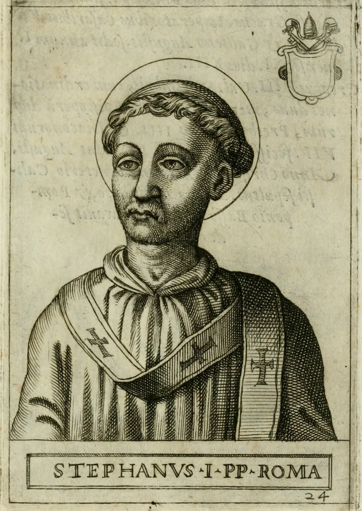 An illustration from Pontificvm Romanorvm effigies, 1580, leaf 76
