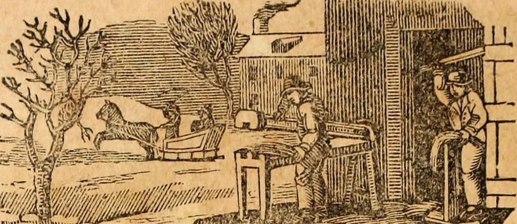 An illustration from Poor Will's almanack, for the year of our Lord ..., 1770, leaf 5
