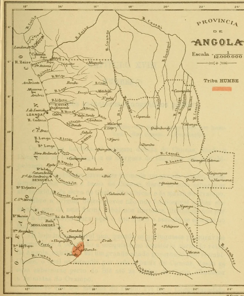 An illustration from Populações indígenas de Angola, 1918, leaf 537