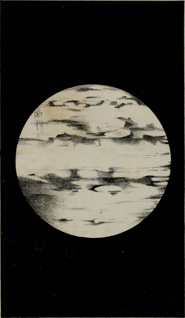 An illustration from Popular astronomy : a concise elementary treatise on the sun, planets, satellites and comets, 1865, leaf 157