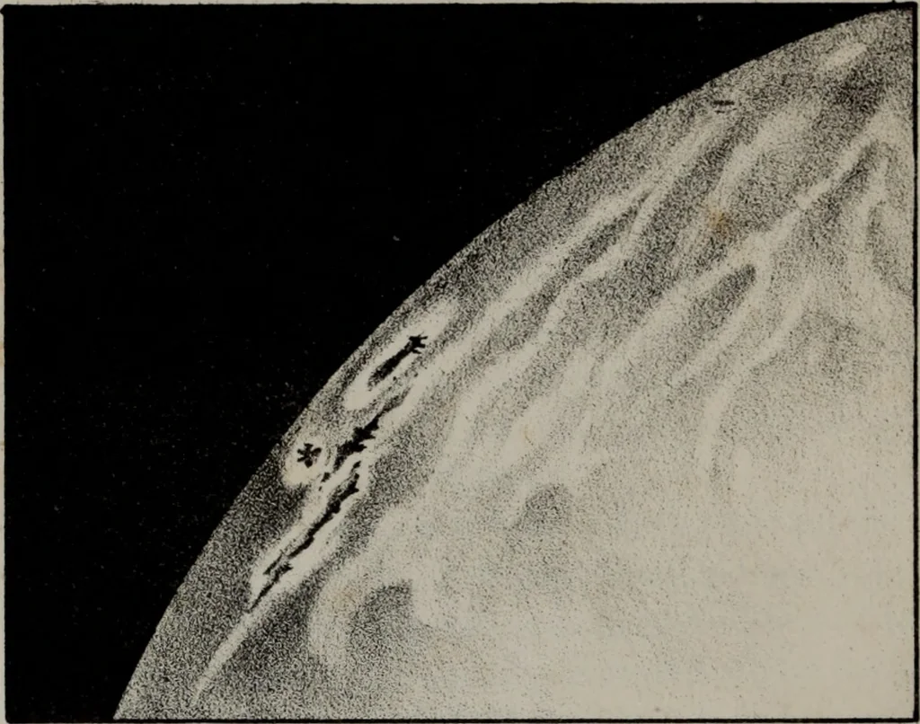An illustration from Popular astronomy : a concise elementary treatise on the sun, planets, satellites and comets, 1865, leaf 41