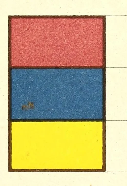 An illustration from Populäre Farbenlehre für den Gebrauch in Mittelschulen, Gymnasien, Seminarien, Fortbildungs- und Gewerbeschulen sowie zum Selbstunterricht für Künstler und Laien, 1882, leaf 103