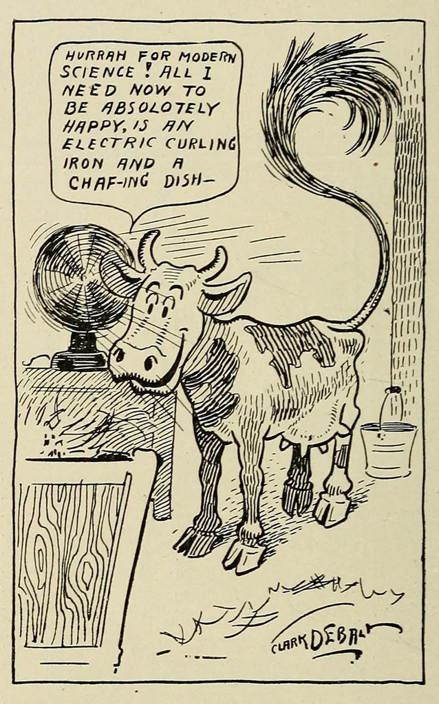An illustration from Popular electricity in plain English, 1908, leaf 448