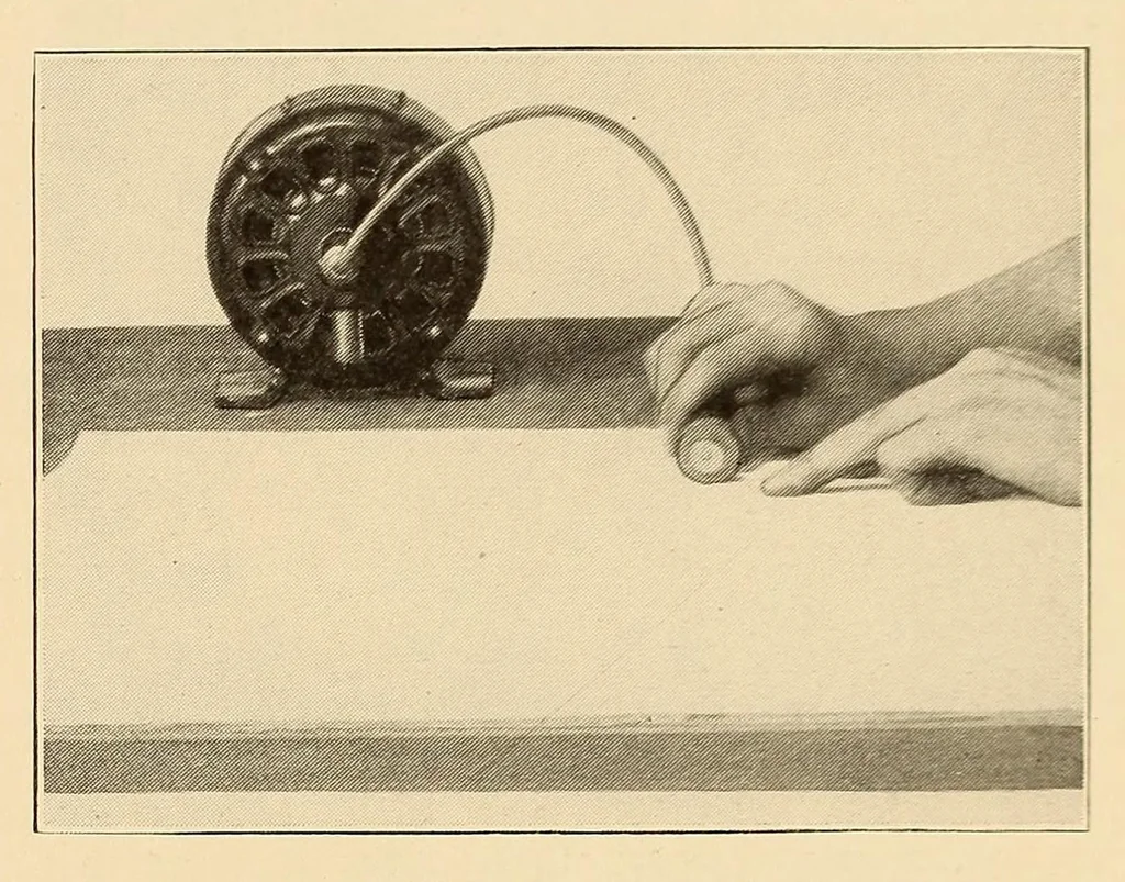 An illustration from Popular electricity in plain English, 1908, leaf 111