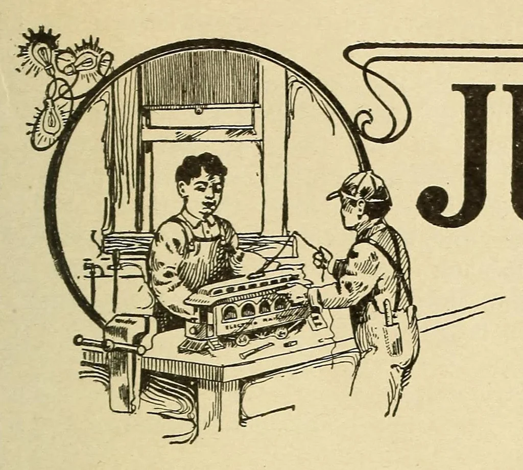 An illustration from Popular electricity in plain English, 1908, leaf 343