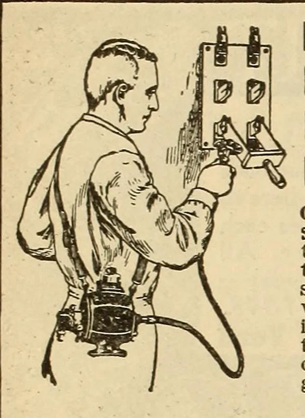 An illustration from Popular electricity in plain English, 1908, leaf 270