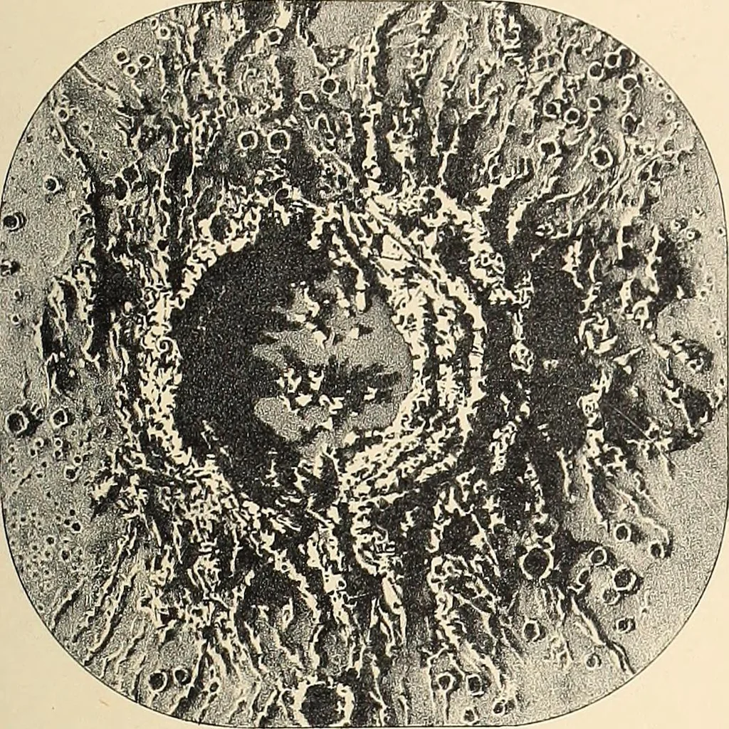 An illustration from A popular handbook and atlas of astronomy, designed as a complete guide to a knowledge of the heavenly bodies and as an aid to those possessing telescopes, 1891, leaf 136