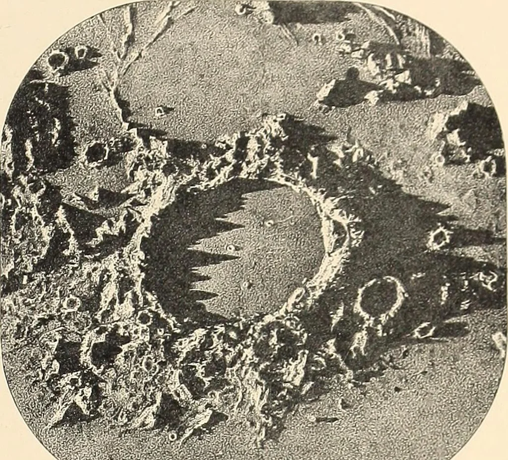 An illustration from A popular handbook and atlas of astronomy, designed as a complete guide to a knowledge of the heavenly bodies and as an aid to those possessing telescopes, 1891, leaf 136