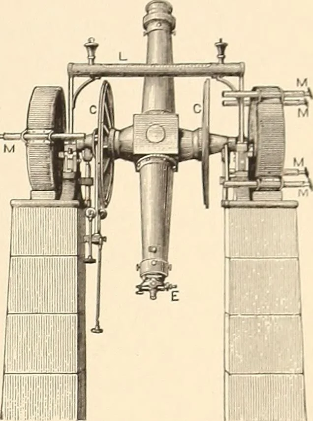 An illustration from A popular handbook and atlas of astronomy, designed as a complete guide to a knowledge of the heavenly bodies and as an aid to those possessing telescopes, 1891, leaf 164