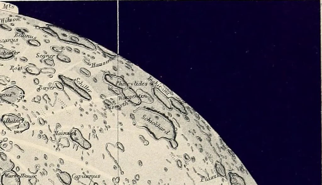 An illustration from A popular handbook and atlas of astronomy, designed as a complete guide to a knowledge of the heavenly bodies and as an aid to those possessing telescopes, 1891, leaf 204