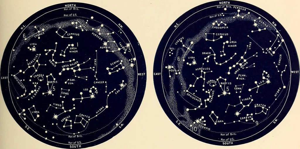 An illustration from A popular handbook and atlas of astronomy, designed as a complete guide to a knowledge of the heavenly bodies and as an aid to those possessing telescopes, 1891, leaf 208