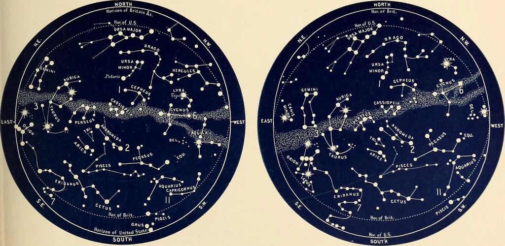 An illustration from A popular handbook and atlas of astronomy, designed as a complete guide to a knowledge of the heavenly bodies and as an aid to those possessing telescopes, 1891, leaf 210