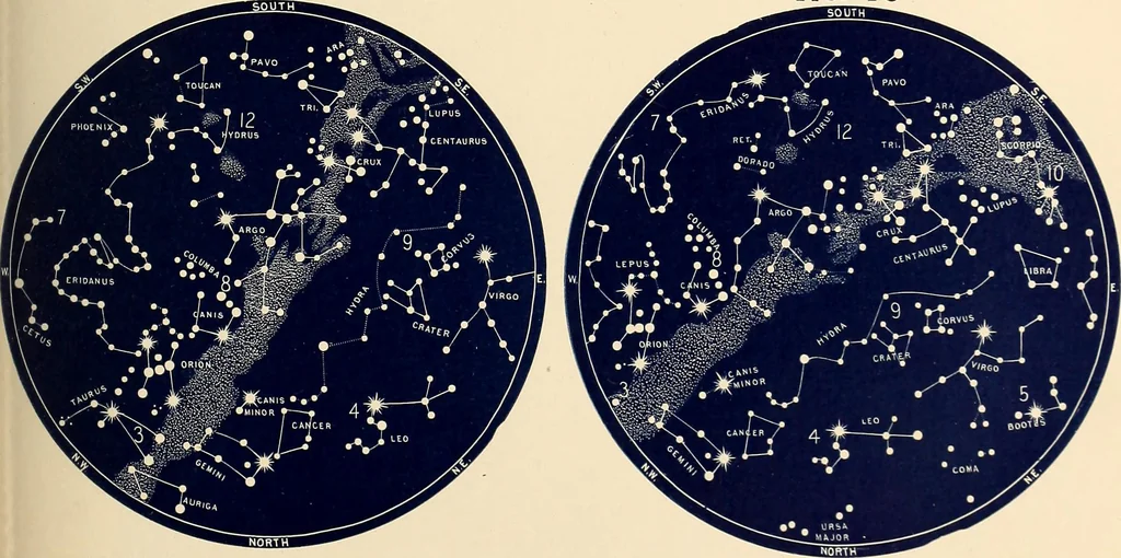 An illustration from A popular handbook and atlas of astronomy, designed as a complete guide to a knowledge of the heavenly bodies and as an aid to those possessing telescopes, 1891, leaf 212