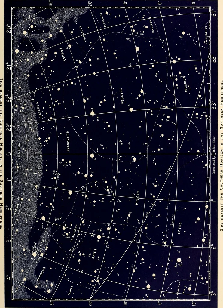 An illustration from A popular handbook and atlas of astronomy, designed as a complete guide to a knowledge of the heavenly bodies and as an aid to those possessing telescopes, 1891, leaf 224