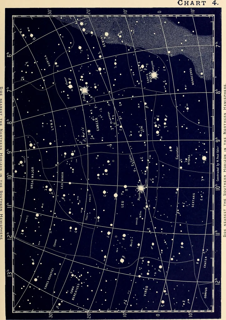 An illustration from A popular handbook and atlas of astronomy, designed as a complete guide to a knowledge of the heavenly bodies and as an aid to those possessing telescopes, 1891, leaf 232