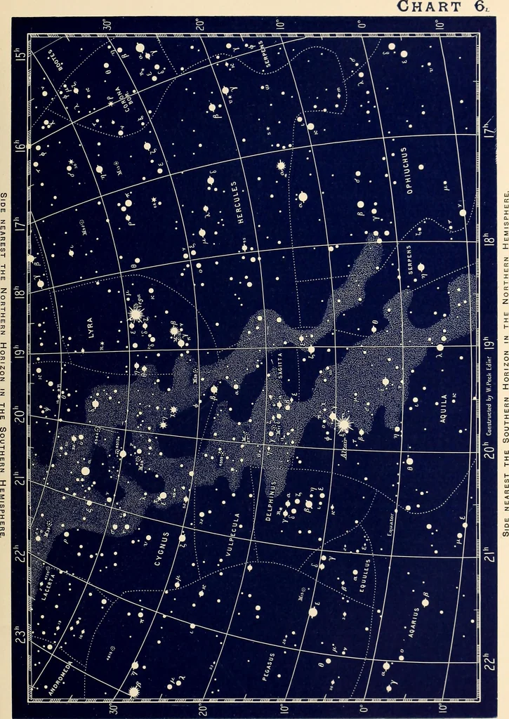 An illustration from A popular handbook and atlas of astronomy, designed as a complete guide to a knowledge of the heavenly bodies and as an aid to those possessing telescopes, 1891, leaf 240