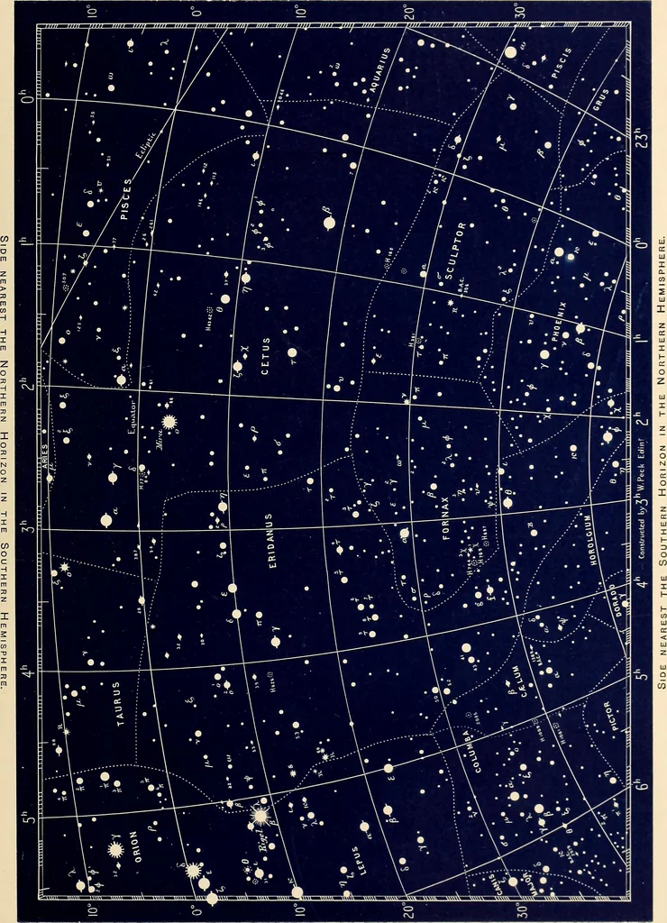 An illustration from A popular handbook and atlas of astronomy, designed as a complete guide to a knowledge of the heavenly bodies and as an aid to those possessing telescopes, 1891, leaf 244
