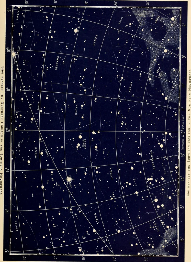 An illustration from A popular handbook and atlas of astronomy, designed as a complete guide to a knowledge of the heavenly bodies and as an aid to those possessing telescopes, 1891, leaf 252