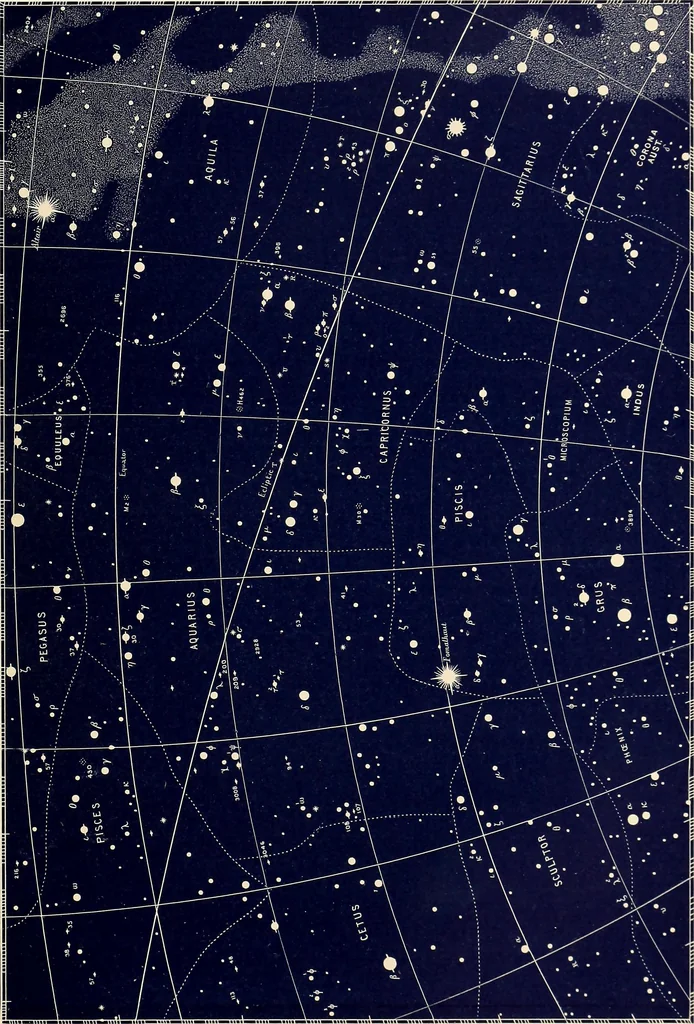 An illustration from A popular handbook and atlas of astronomy, designed as a complete guide to a knowledge of the heavenly bodies and as an aid to those possessing telescopes, 1891, leaf 260