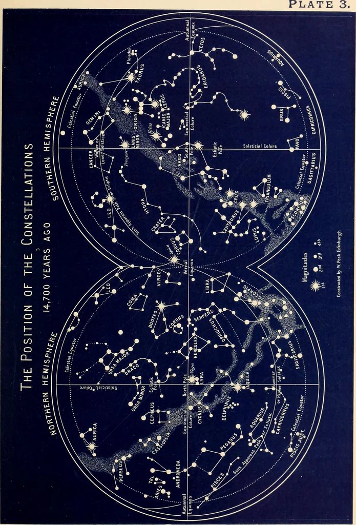 An illustration from A popular handbook and atlas of astronomy, designed as a complete guide to a knowledge of the heavenly bodies and as an aid to those possessing telescopes, 1891, leaf 34