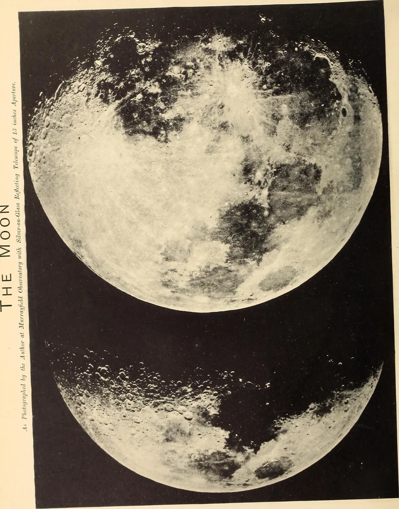 An illustration from A popular handbook and atlas of astronomy, designed as a complete guide to a knowledge of the heavenly bodies and as an aid to those possessing telescopes, 1891, leaf 9