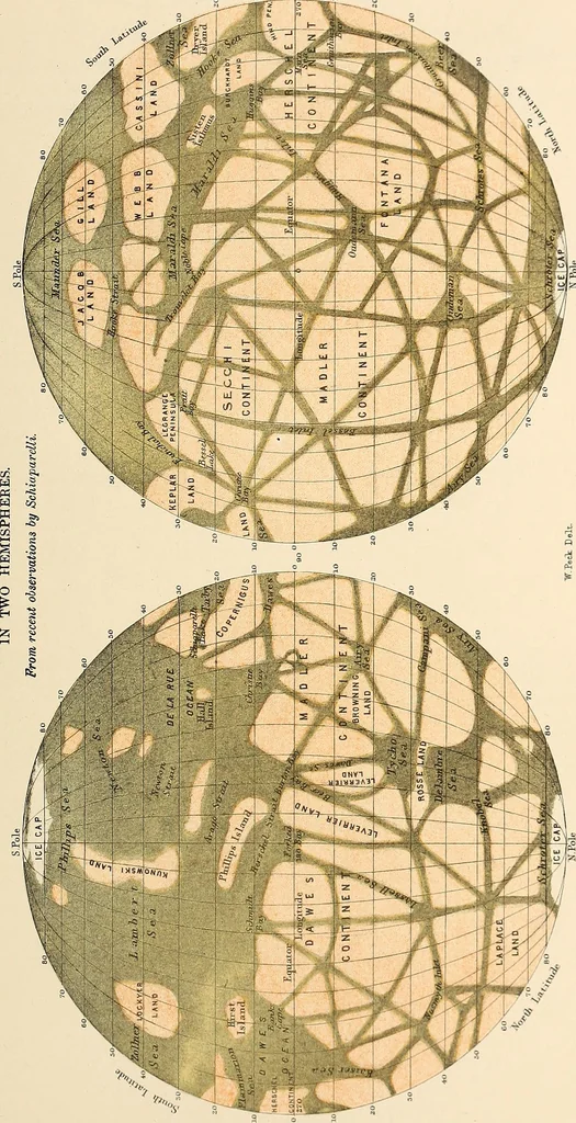 An illustration from A popular handbook and atlas of astronomy, designed as a complete guide to a knowledge of the heavenly bodies and as an aid to those possessing telescopes, 1891, leaf 96