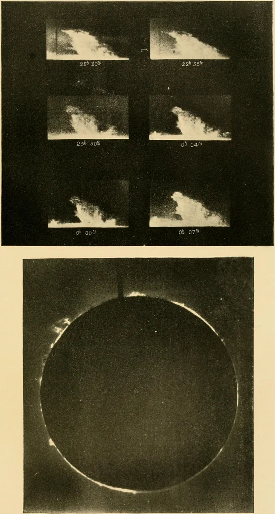 An illustration from A popular history of astronomy during the nineteenth century, 1902, leaf 222