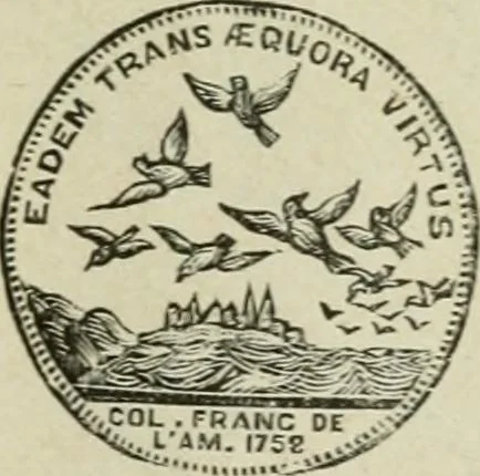 An illustration from Popular illustrated guide to Canadian coins, medals, &. &. = Guide populaire illustré des monnaies et médailles canadiennes, etc., etc. / by P.N. Breton, 1912, leaf 102