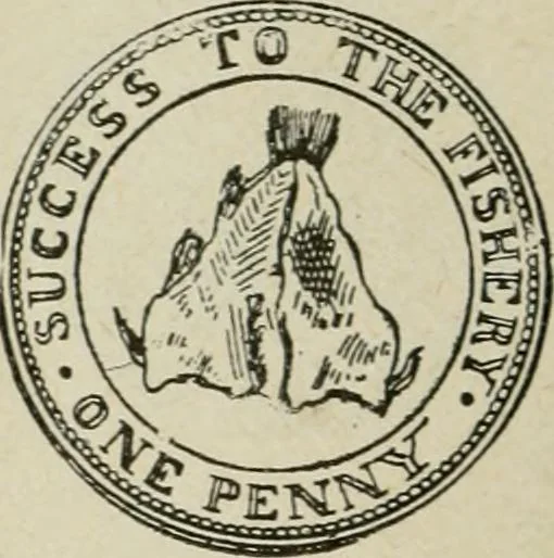 An illustration from Popular illustrated guide to Canadian coins, medals, &. &. = Guide populaire illustré des monnaies et médailles canadiennes, etc., etc. / by P.N. Breton, 1912, leaf 103