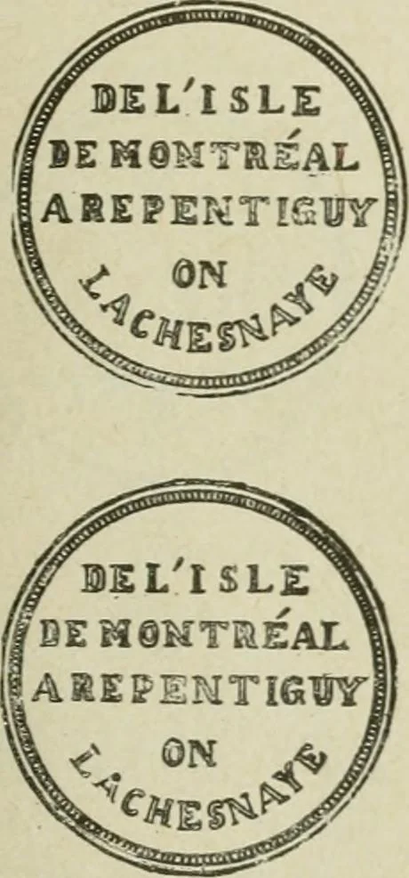An illustration from Popular illustrated guide to Canadian coins, medals, &. &. = Guide populaire illustré des monnaies et médailles canadiennes, etc., etc. / by P.N. Breton, 1912, leaf 106