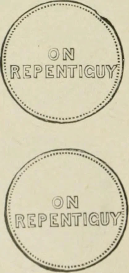 An illustration from Popular illustrated guide to Canadian coins, medals, &. &. = Guide populaire illustré des monnaies et médailles canadiennes, etc., etc. / by P.N. Breton, 1912, leaf 107