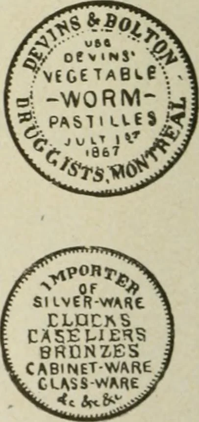 An illustration from Popular illustrated guide to Canadian coins, medals, &. &. = Guide populaire illustré des monnaies et médailles canadiennes, etc., etc. / by P.N. Breton, 1912, leaf 111