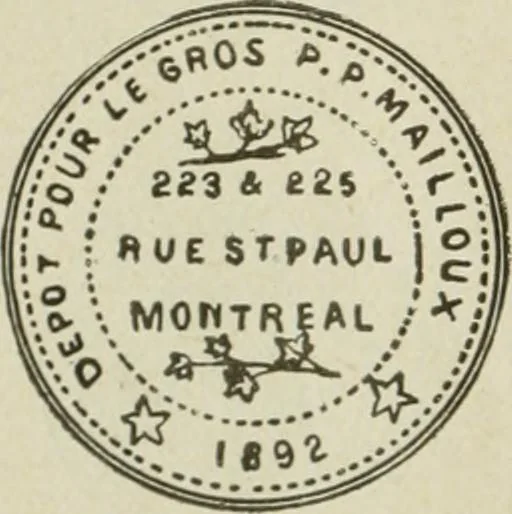 An illustration from Popular illustrated guide to Canadian coins, medals, &. &. = Guide populaire illustré des monnaies et médailles canadiennes, etc., etc. / by P.N. Breton, 1912, leaf 123