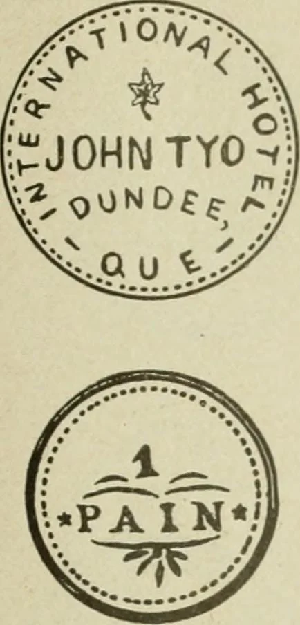 An illustration from Popular illustrated guide to Canadian coins, medals, &. &. = Guide populaire illustré des monnaies et médailles canadiennes, etc., etc. / by P.N. Breton, 1912, leaf 126