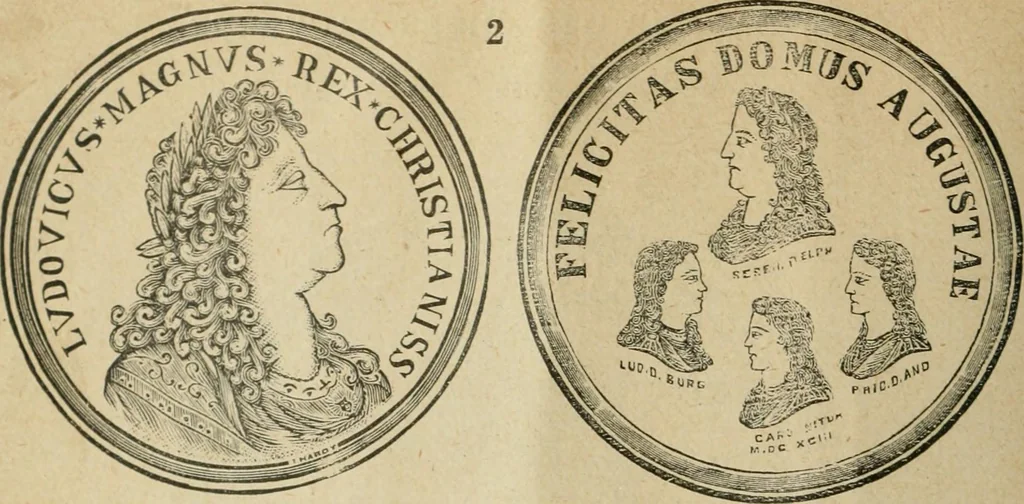 An illustration from Popular illustrated guide to Canadian coins, medals, &. &. = Guide populaire illustré des monnaies et médailles canadiennes, etc., etc. / by P.N. Breton, 1912, leaf 13