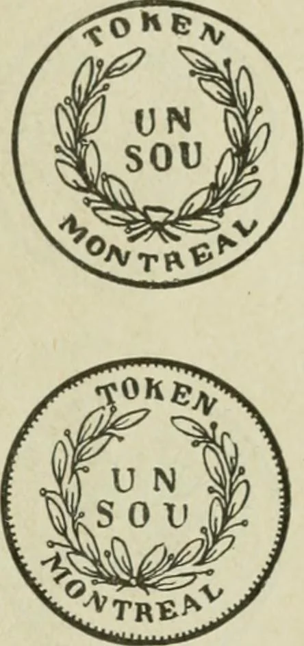An illustration from Popular illustrated guide to Canadian coins, medals, &. &. = Guide populaire illustré des monnaies et médailles canadiennes, etc., etc. / by P.N. Breton, 1912, leaf 130