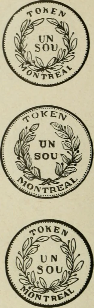 An illustration from Popular illustrated guide to Canadian coins, medals, &. &. = Guide populaire illustré des monnaies et médailles canadiennes, etc., etc. / by P.N. Breton, 1912, leaf 131